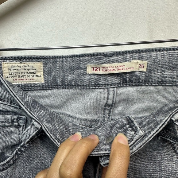 Levi's High Rise Skinny sz 26 - Picture 5 of 5